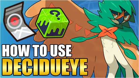 decidueye moveset gen 9.